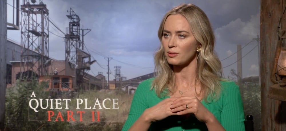 Video Interview Emily Blunt Discusses The Deeply Personal Nature Of Her Role In A Quiet Place Part Ii And More Daily Dead