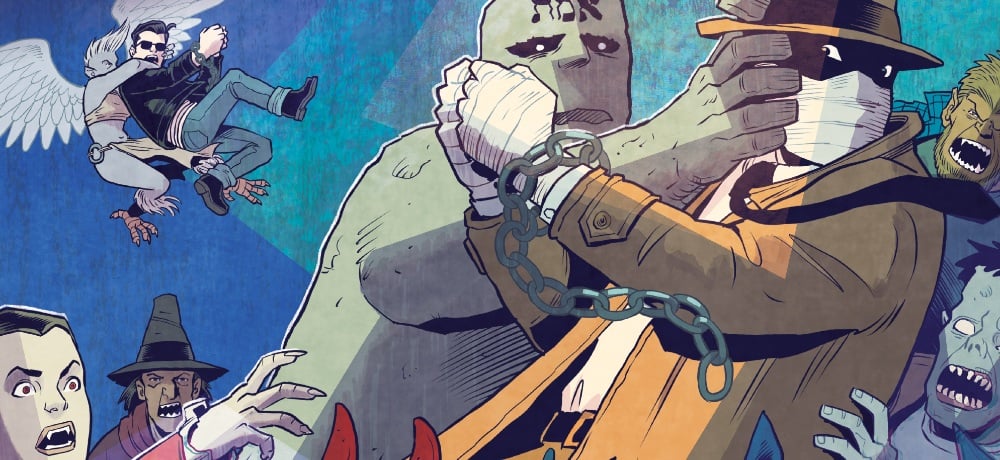 Meet The Council Macabre in BIXBY GRANT, PRIVATE EYE: FANGS & BRIMSTONE #4 Cover Art and Preview Pages Meet The Council Macabre in BIXBY GRANT, PRIVATE EYE: FANGS & BRIMSTONE #4 Cover Art and Preview Pages