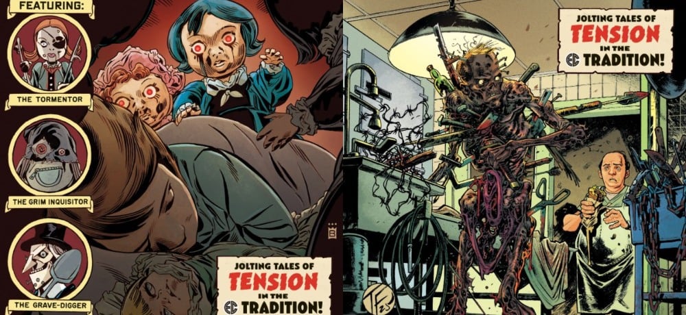 Exclusive Preview of Brian Level’s Story “What’s in the Box?” from EC Comics’ CATACOMB OF TORMENT #10, Coming April 15th from Oni Press